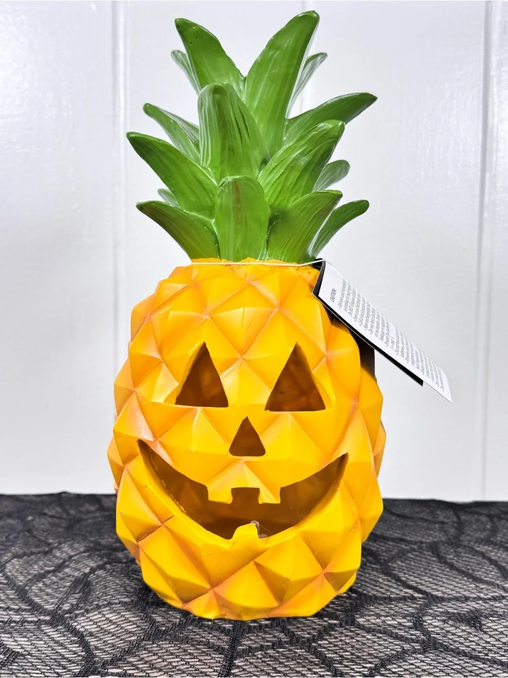 NEW Spooky Hallow Summerween Light Up Pineapple Jack-o-Lantern